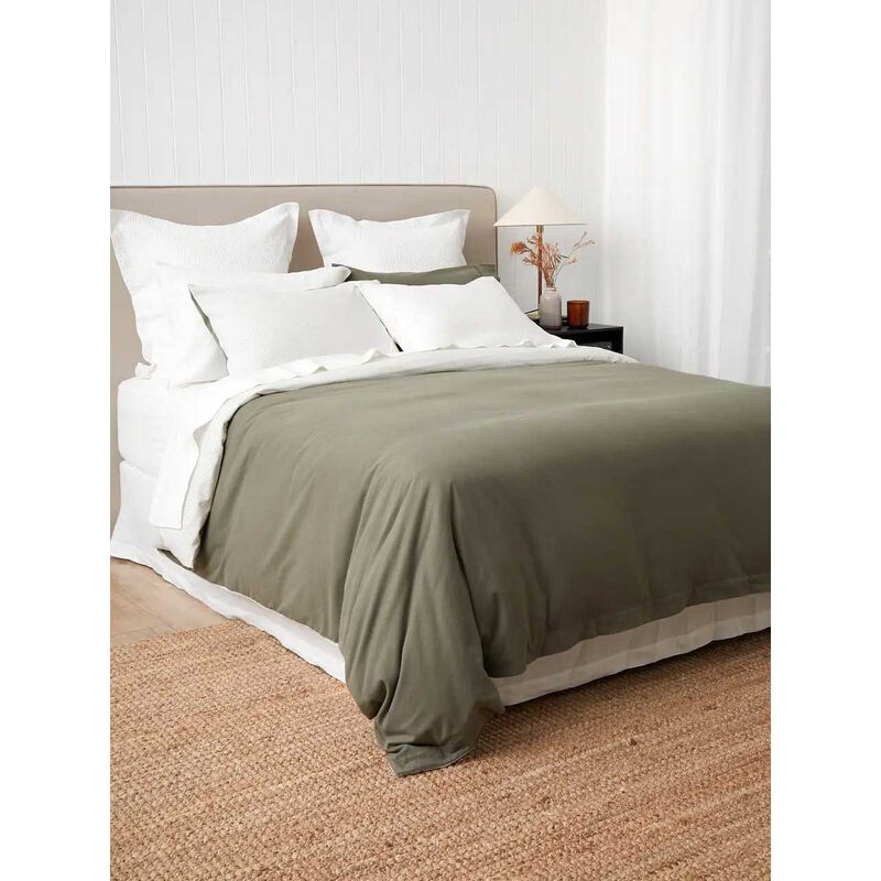 Wallace Cotton Cardrona Flannel Reversible Duvet Set image number 5